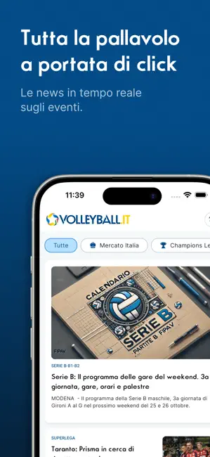 Volleyball.it + iPhone screenshot 3
