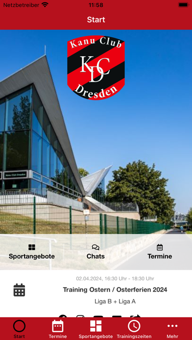 Kanu Club Dresden Screenshot