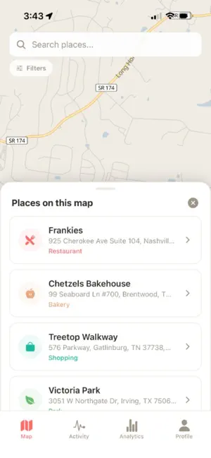 PinCity Travel Planner screenshot 1