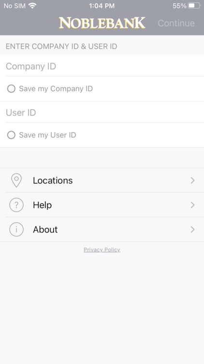 NobleBank Business Mobile