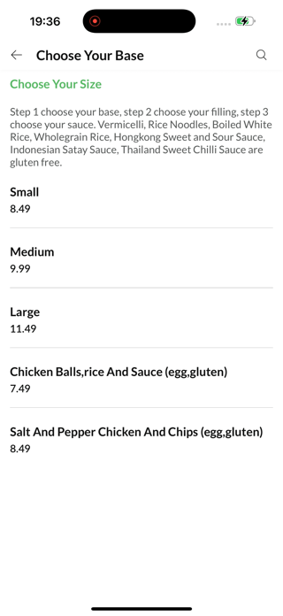 The Wok Stop. Screenshot 3 of 4