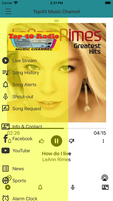 Screenshot #2 pour Top 40 Radio Music Channel