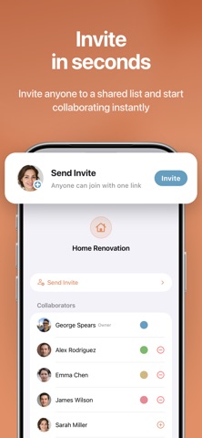 Listr: Shared List Screenshot 3 of 7