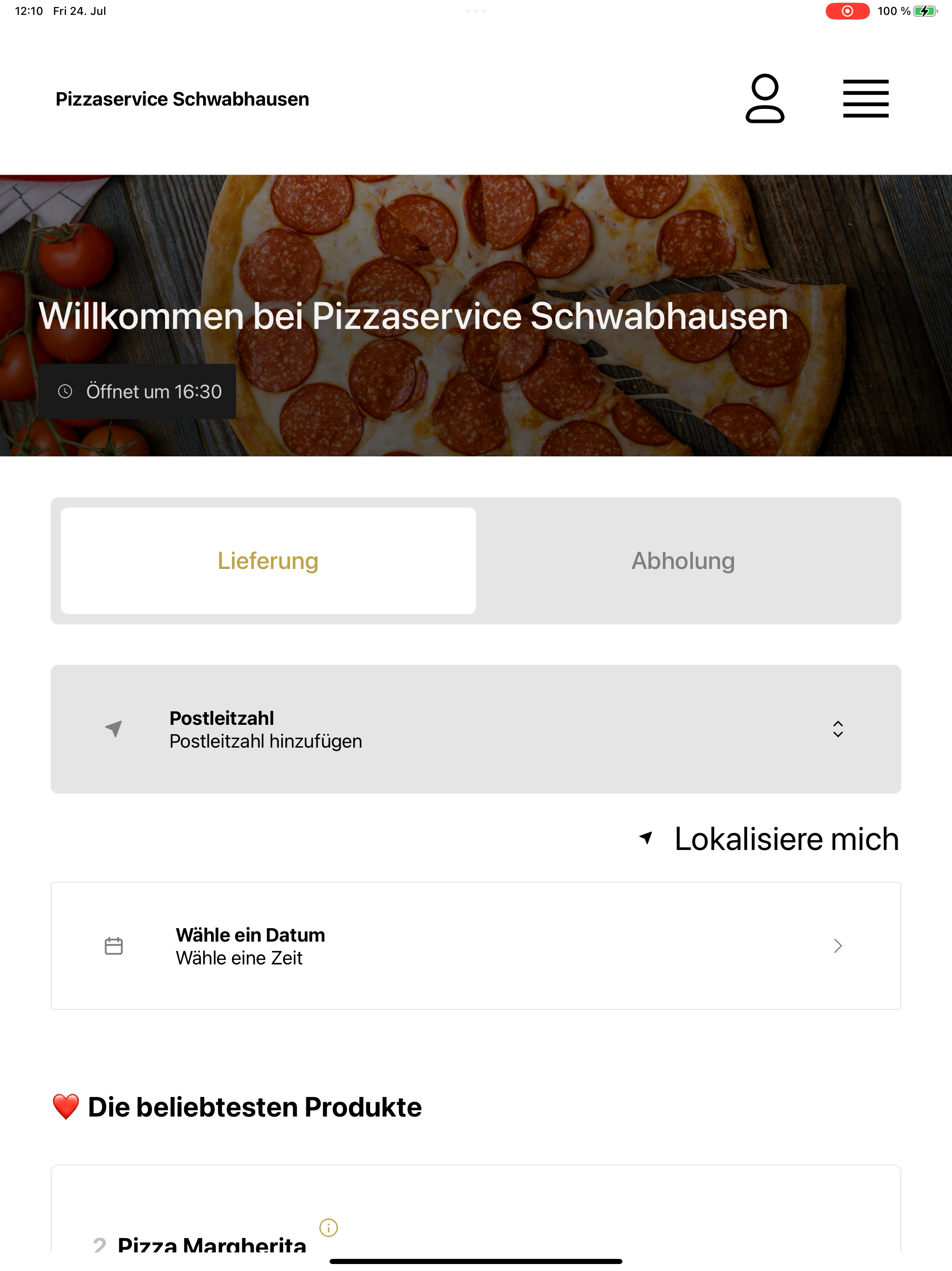 Pizzaservice - Schwabhausen screenshot 13