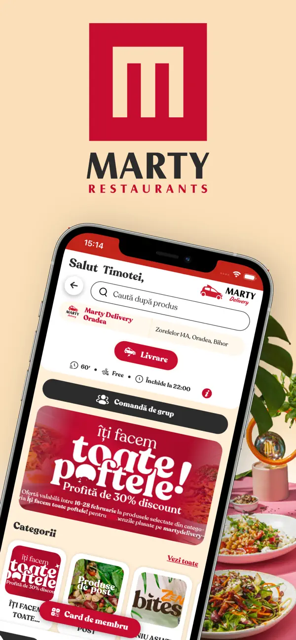 Screenshot #1 pour Marty Restaurants