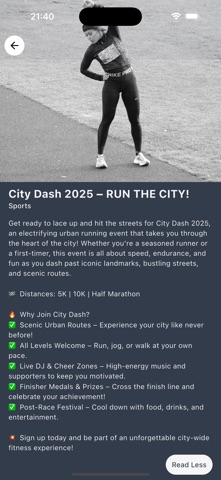 NamEvents screenshot