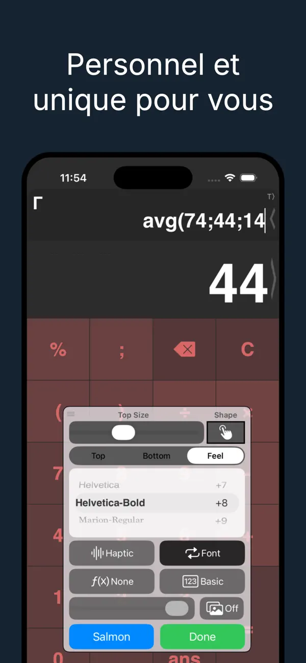 Screenshot #2 pour CALC Smart Calculatrice ±