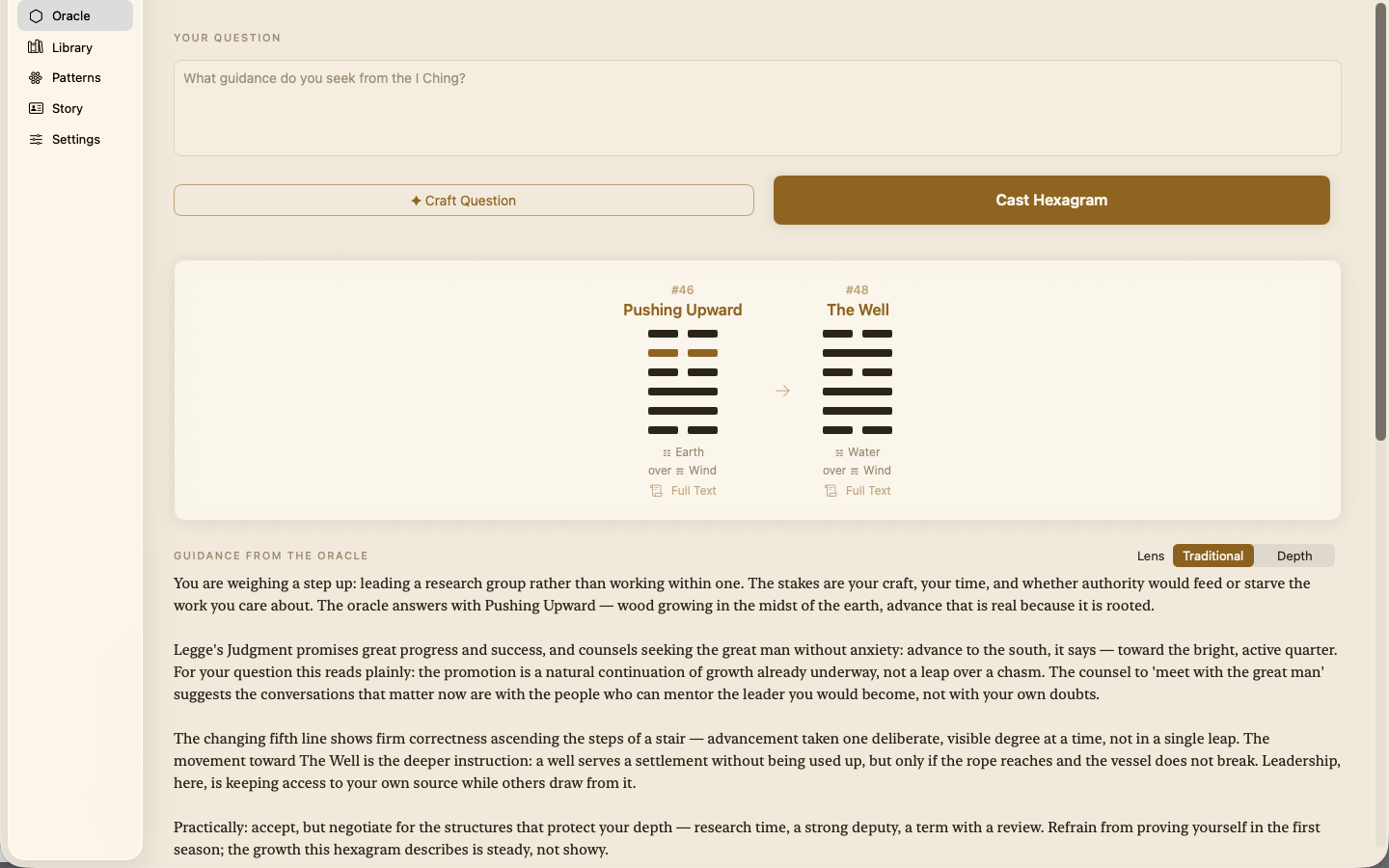 Tenets Oracle: I Ching screenshot 12