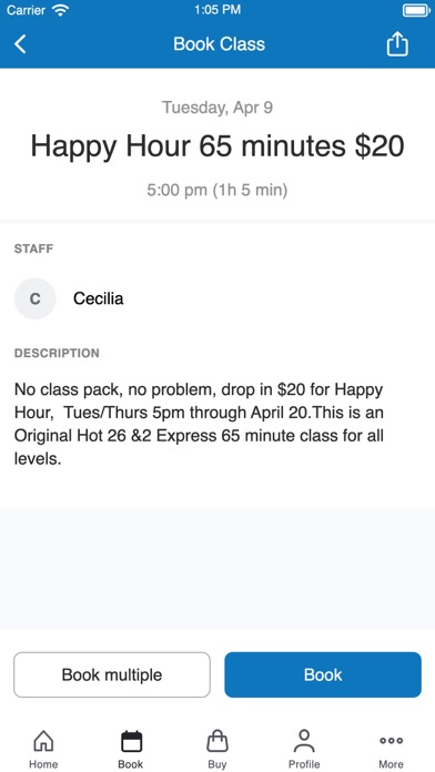 Original Hot Yoga HB Screenshot