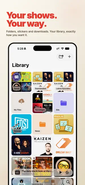 Micropod. Radio and music screenshot 3