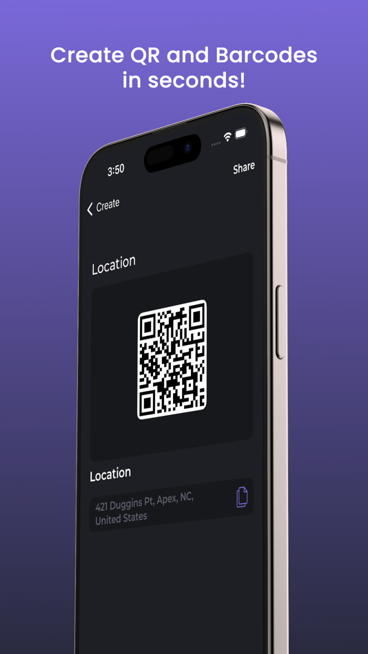 #1. QR Code Generator: Create Scan (iOS) Με: Igor Chernobai