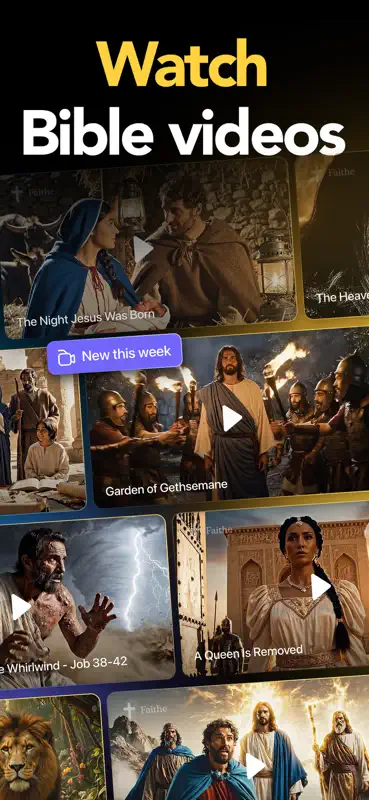 Faithe: Bible Videos & Stories screenshot 1 of 10