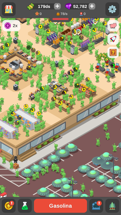 Idle Gas Station Tycoon iOS Mod IPA screenshot 2 - iOS game interface