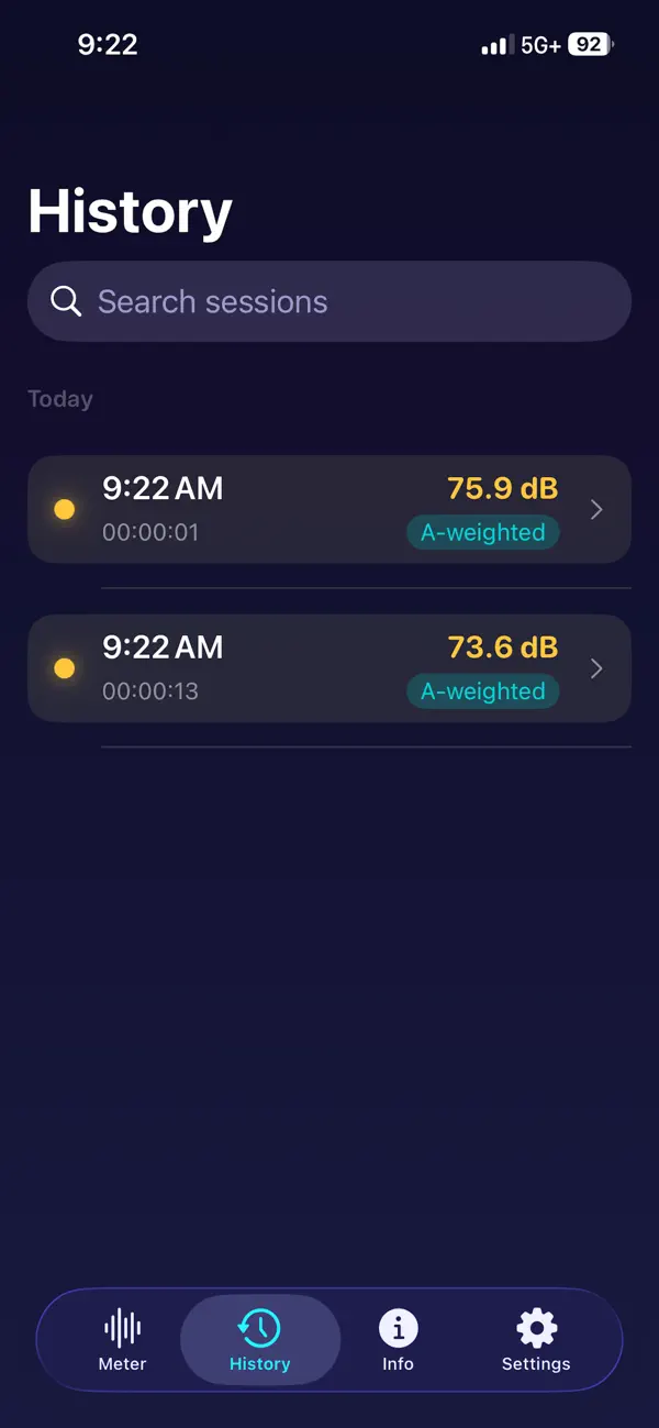 Screenshot #3 pour Noise Monitor - 噪音計