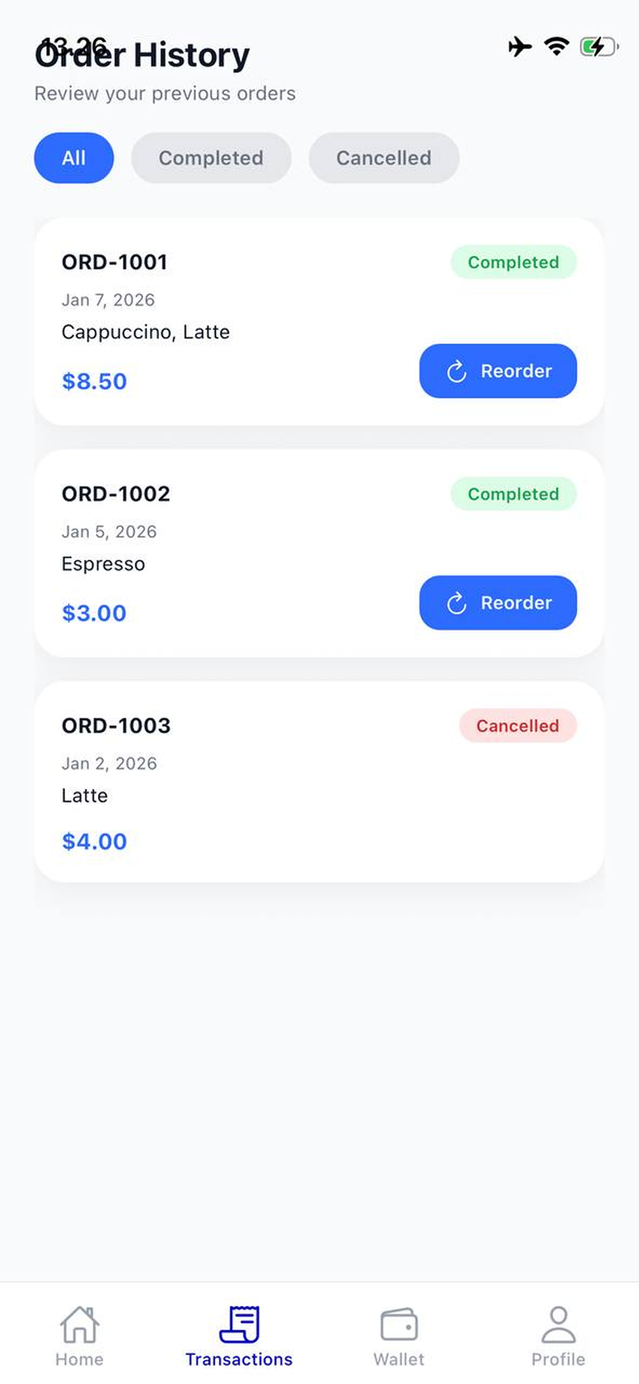Coffeeliate screenshot 3