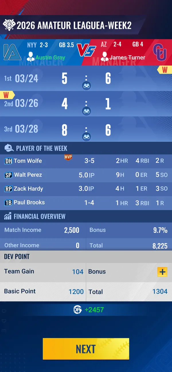 Baseball Rising Star iOS Mod IPA screenshot 3 - iOS game interface