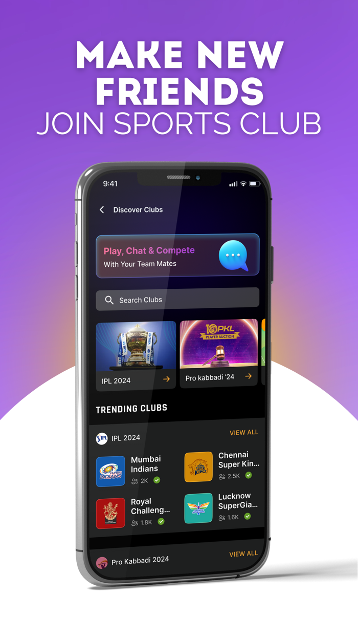 BeBetta Join Sports Community