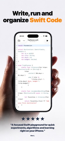 Swift Code Coding: SwiftMate iPhone screenshot 1
