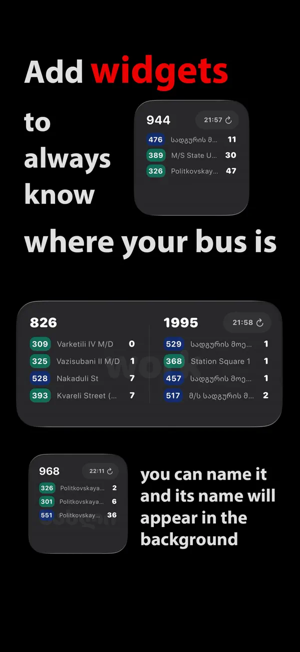 Screenshot #3 pour Tbilisi Bus App