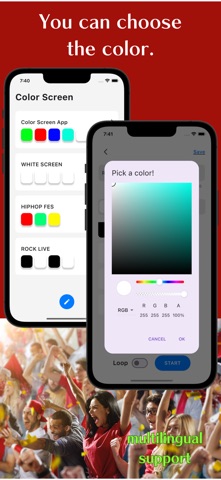 Color Screen Pro. Button/Alarm Screenshot 7 of 8