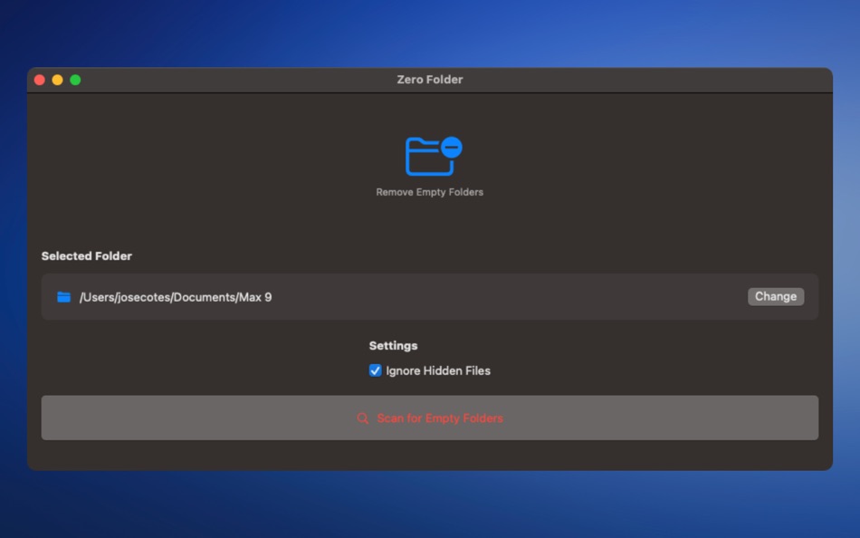 #4. Zero Folder (macOS) Oleh: Jose Cotes