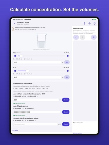 ChemBench: Equation Balancer iPad screenshot