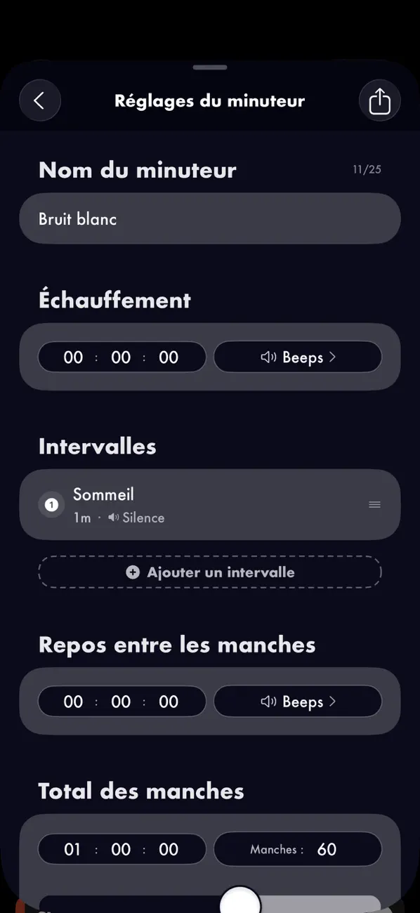 Screenshot #3 pour Minuteur Intervalle: BeepWatch