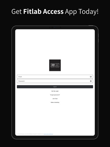Fitlab Access iPad screenshot