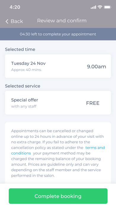 B Beauty Lounge Screenshot