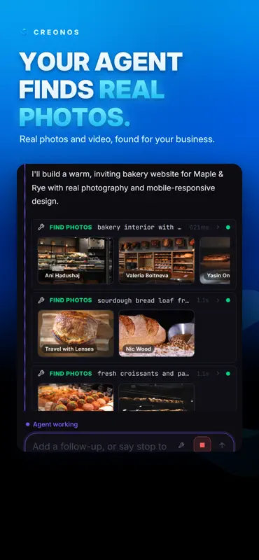 CreonOS: AI Website Builder screenshot 3 of 9