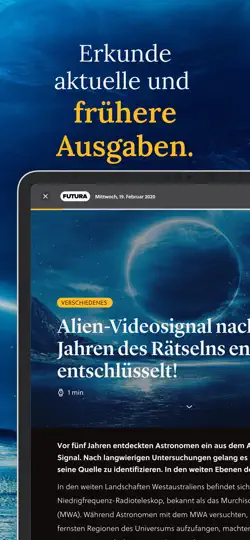 Screenshot von Readly: Magazine & Zeitungen auf dem iPhone 4