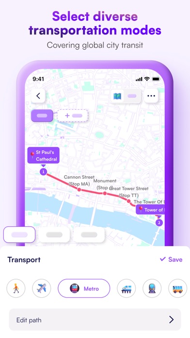 exping-Trip Planner,Travel Map Screenshot