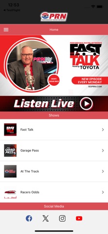 Performance Racing Network Screenshot 1 of 7