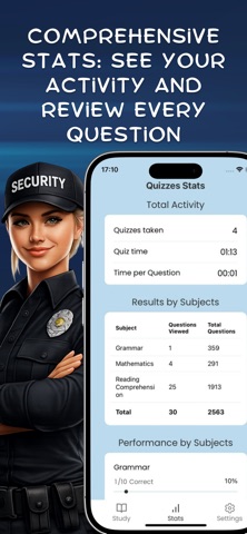 US Police Exam Prep 2026 iPhone screenshot