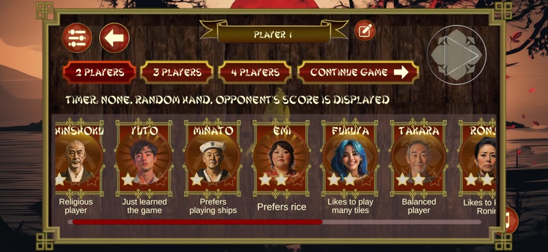 Samurai by Reiner Knizia official gameplay screenshot 5