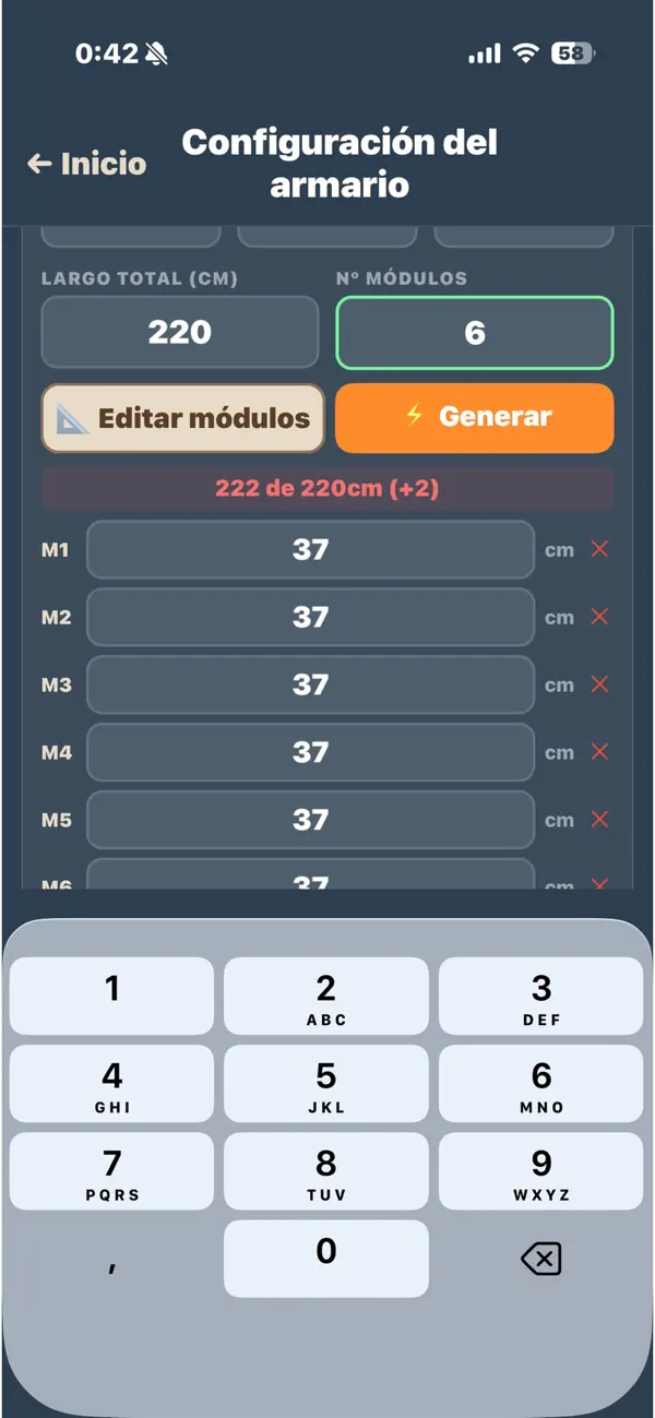 Screenshot #2 pour Armario Planner