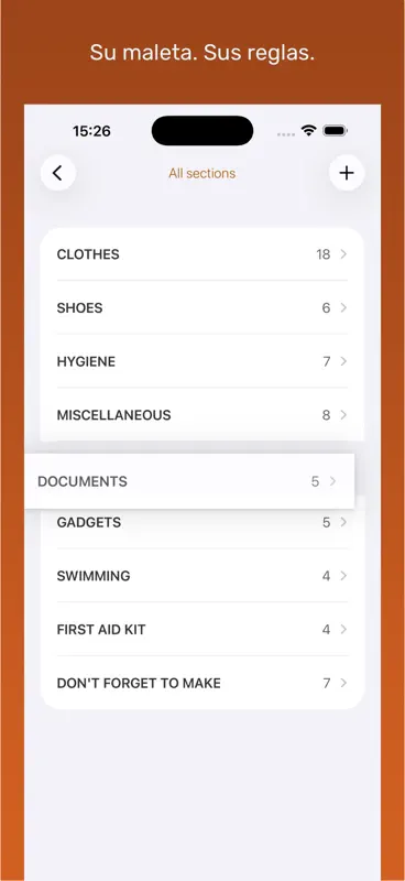 Maletas - lista de las cosas screenshot 3 of 5
