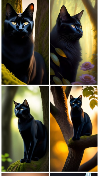 Black Cat Wallpapers Screenshot