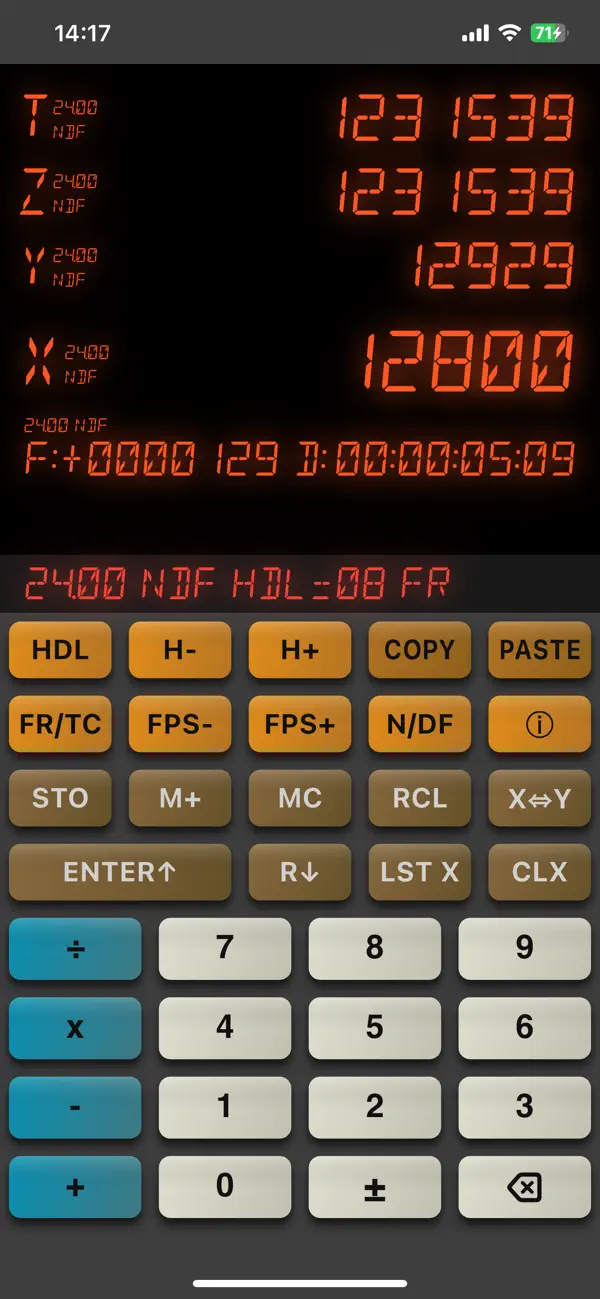 #4. TimecodeRPN (iOS) By: Denis Leconte