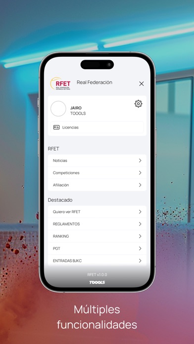 RFET Screenshot