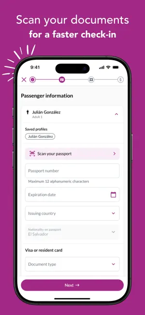 Volaris iPhone screenshot 5