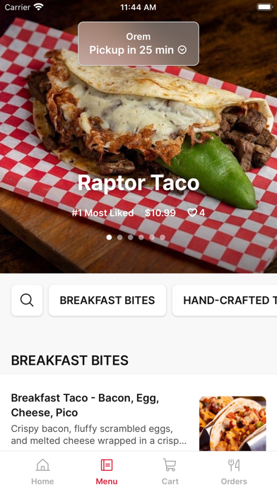 Jurassic Tacos iPhone screenshot 2 - Food & Drink app