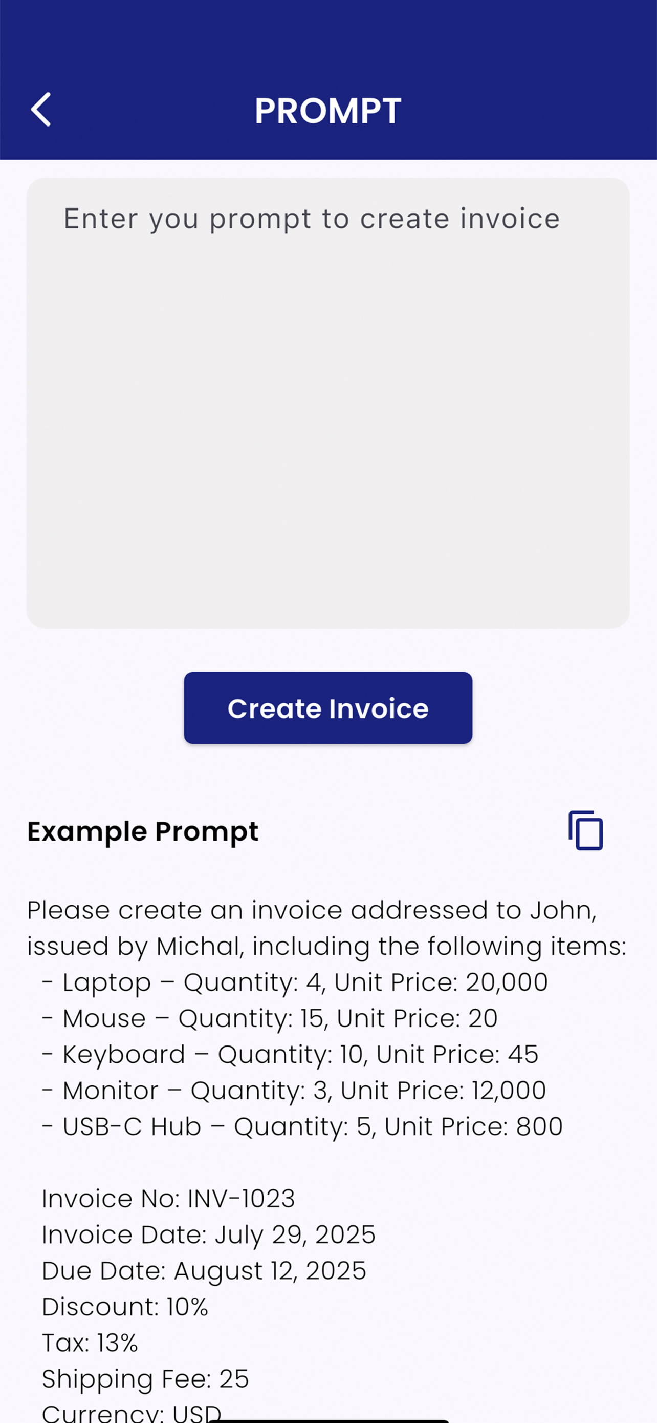 AI Invoice Maker & Receipts screenshot 3