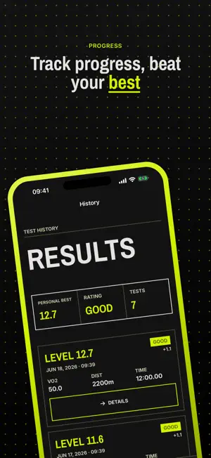 BeepArc: Beep Test & VO2 Max screenshot 4