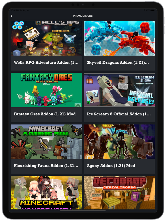 Screenshot #4 pour MCPE ADDONS FOR MINECRAFT PE +