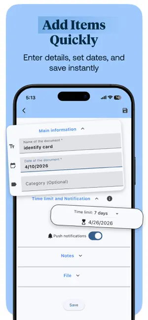ExpiNotif: Expiration dates screenshot 3