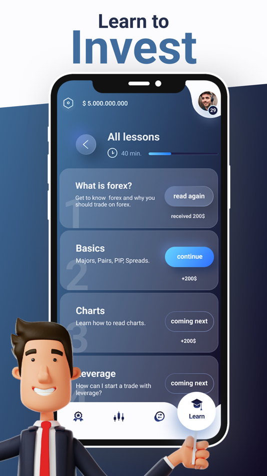 #1. Investing Town Trading Game (iOS) 由: Investing Town
