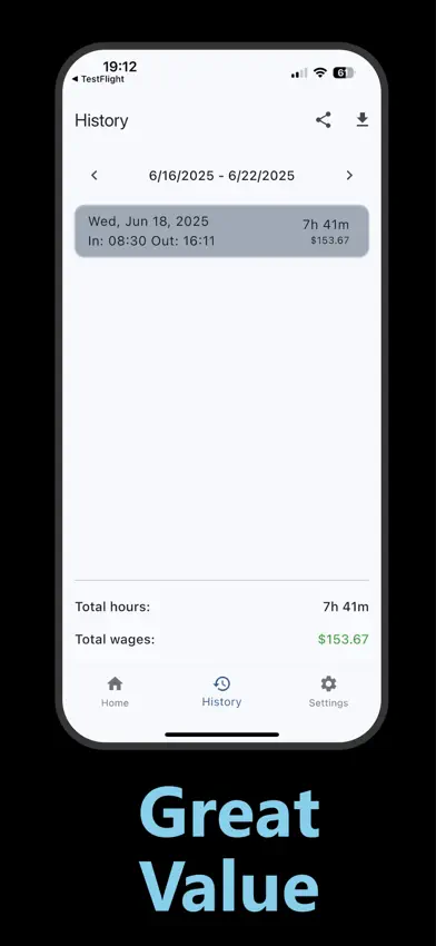 Punchcard: Work Time Tracker screenshot 5