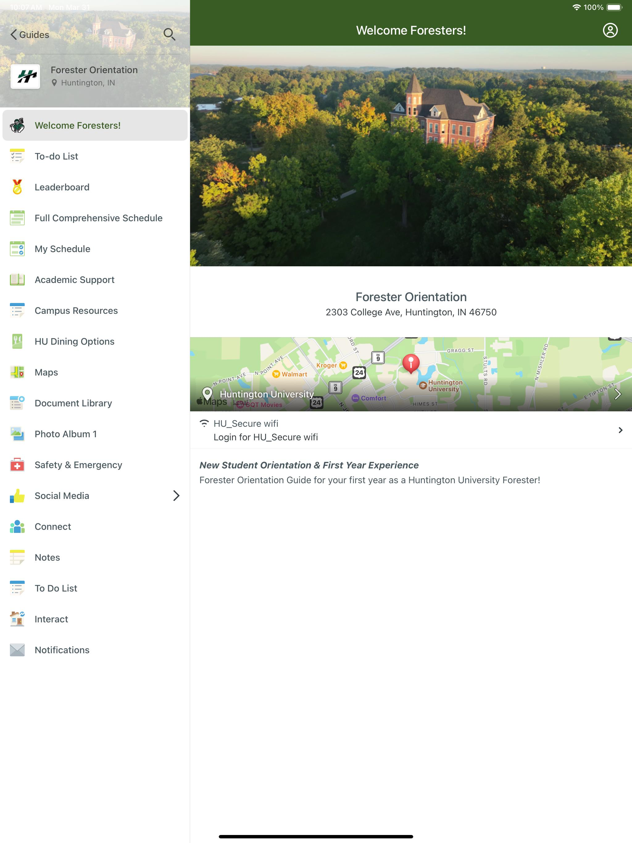 HU New Student Orientation screenshot 5