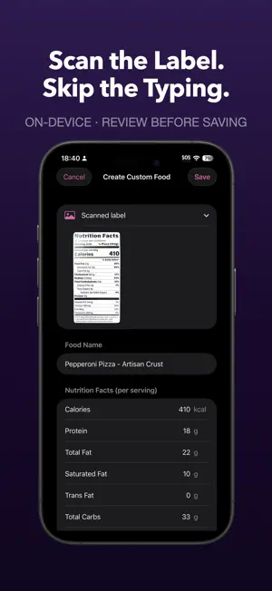 Nibbled: Nutrition Tracker screenshot 2